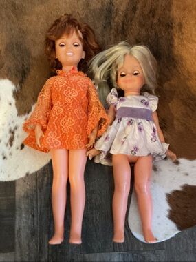Vintage 1970s Beautiful Crissy and her cousin Velvet